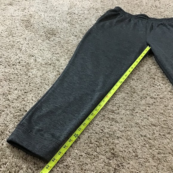 Adidas Unisex Men's or Women's Cotton Warm-Up Pants Heather Grey XL - Picture 3 of 12